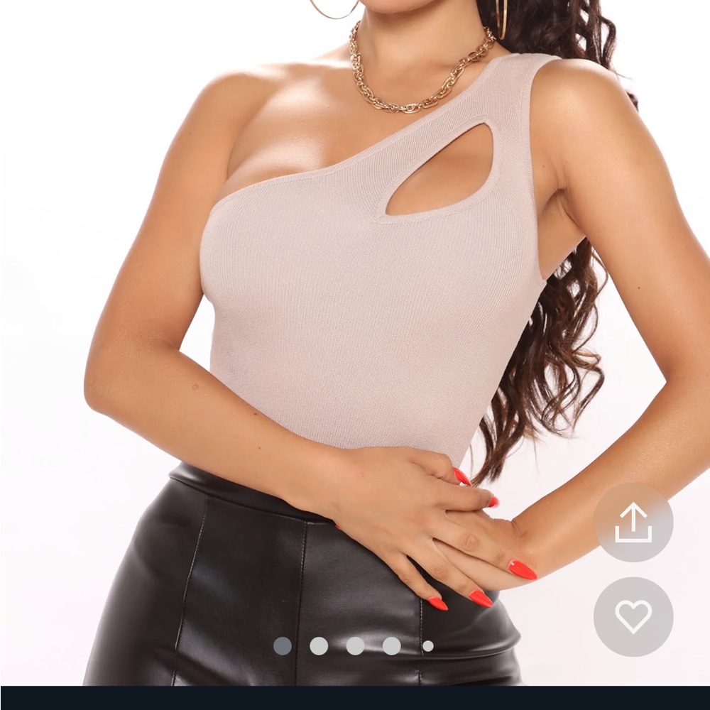 Cute off shoulder body suit